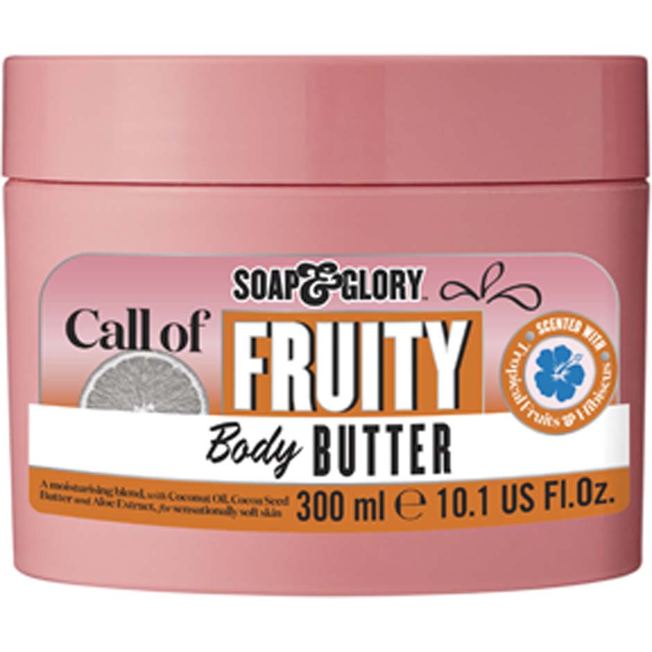 Call of Fruity Body Butter for Hydration and Softer Skin, 300 ml Soap & Glory Body Butter Hudpleie - Kroppspleie - Kroppskremer - Body Butter