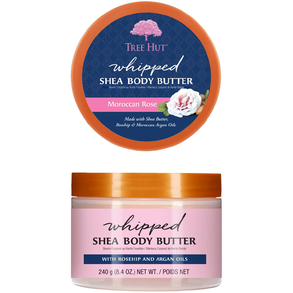 Whipped Body Butter Moroccan Rose, 240 g Tree Hut Body Butter Hudpleie - Kroppspleie - Kroppskremer - Body Butter
