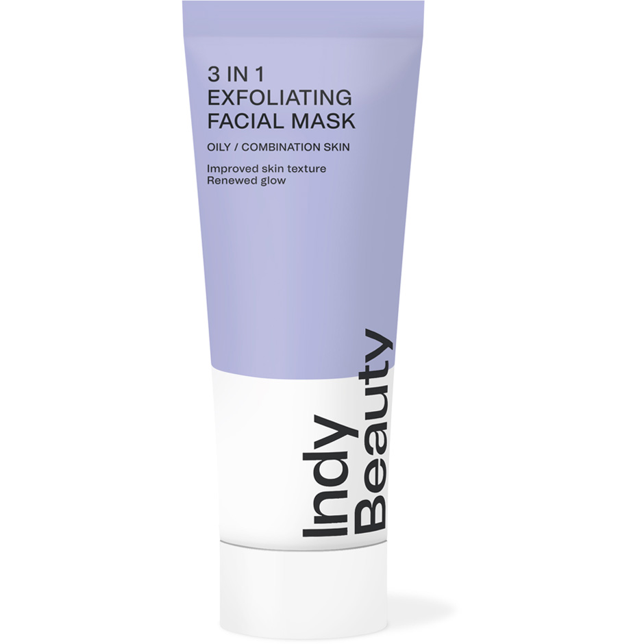 3 in 1 exfoliating facial mask, 75 ml Indy Beauty Ansiktsmaske Hudpleie - Ansiktspleie - Ansiktsmaske