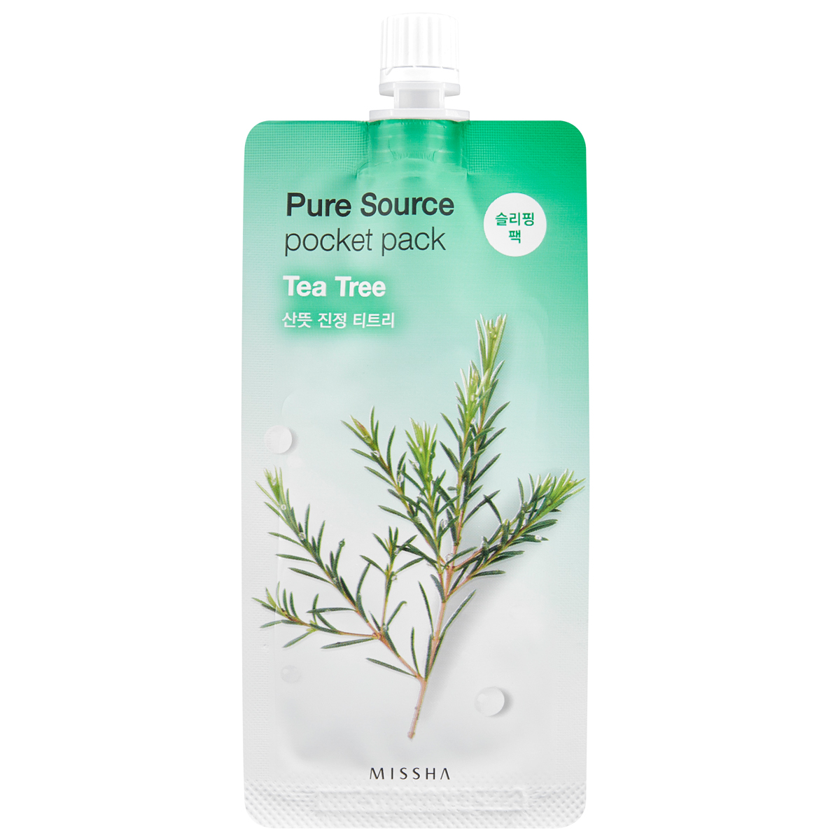 Pure Source Pocket Pack (Tea Tree), MISSHA Ansiktsmaske Hudpleie - Ansiktspleie - Ansiktsmaske