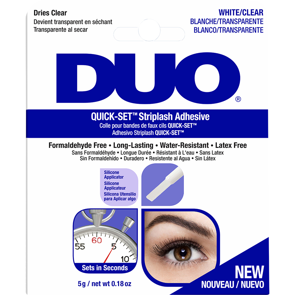 DUO Quick-set Brush-on Adhesive Clear, 5 g Andrea Løsvipper