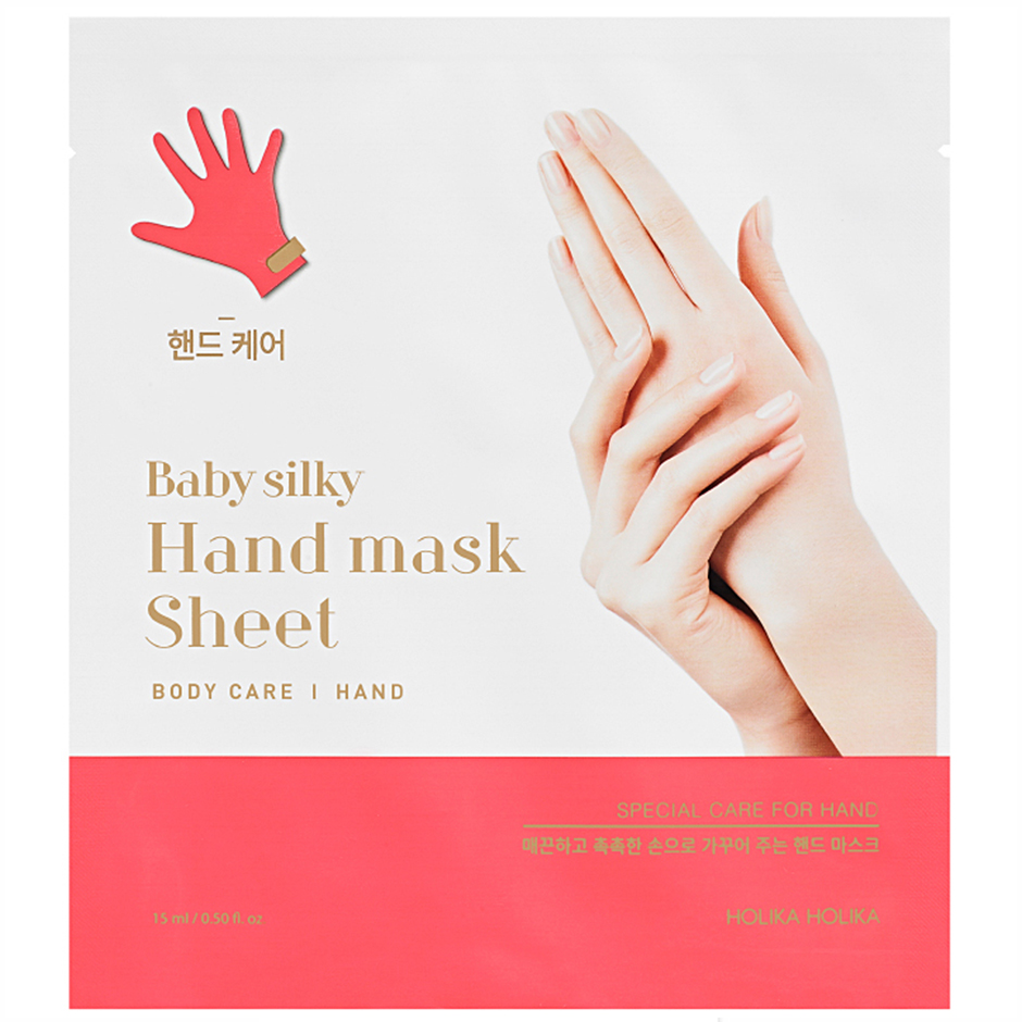 Holika Holika Baby Silky Hand Mask Sheet,  Holika Holika HÃ¥ndkrem test