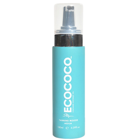 Tanning Mousse Medium, 180 ml ECOCOCO Selvbruning test