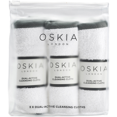 Oskia Dual-Active Cleansing Cloths