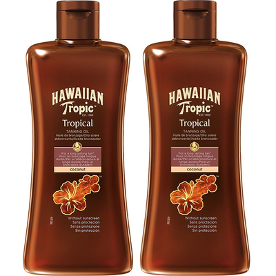 Hawaiian Tropic Tropical Tanning Oil Duo