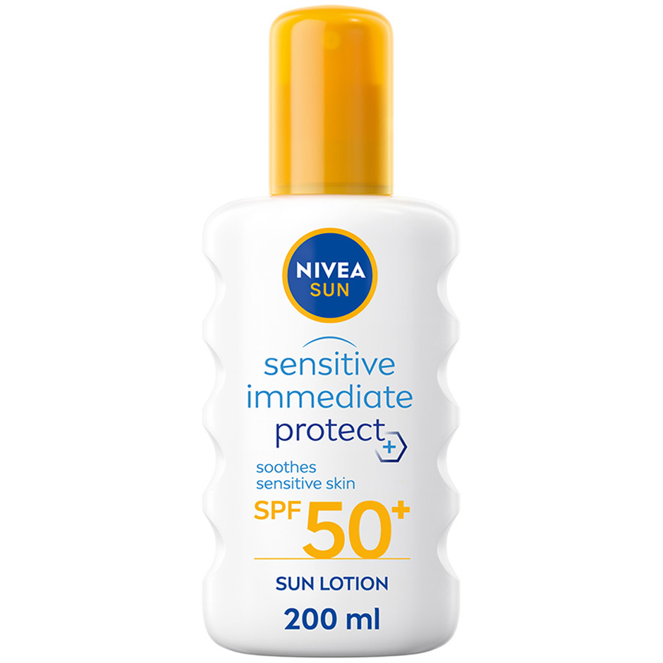 Protect & Sensitive Soothing Spray SPF50+, 200 ml Nivea Solkrem Hudpleie - Solprodukter - Solkrem