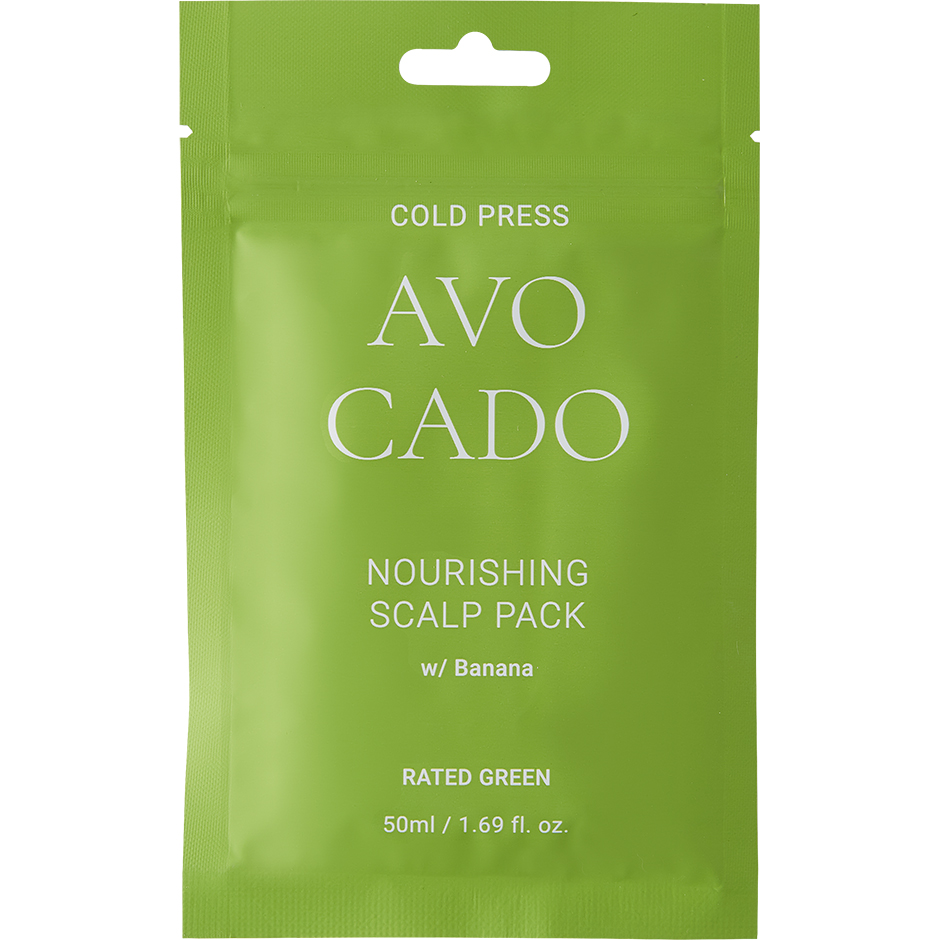 Cold Press Avocado Nourishing Scalp Pack w/ Banana, 50 ml Rated Green Spesielle behov Hårpleie - Hårpleieprodukter - Spesielle behov