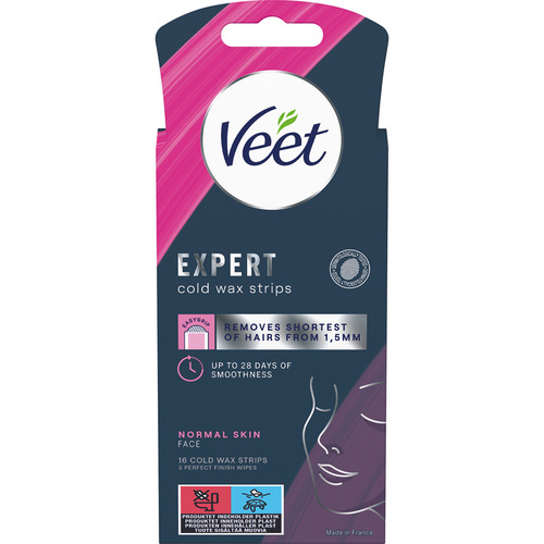 Veet Cold Wax Strips Face