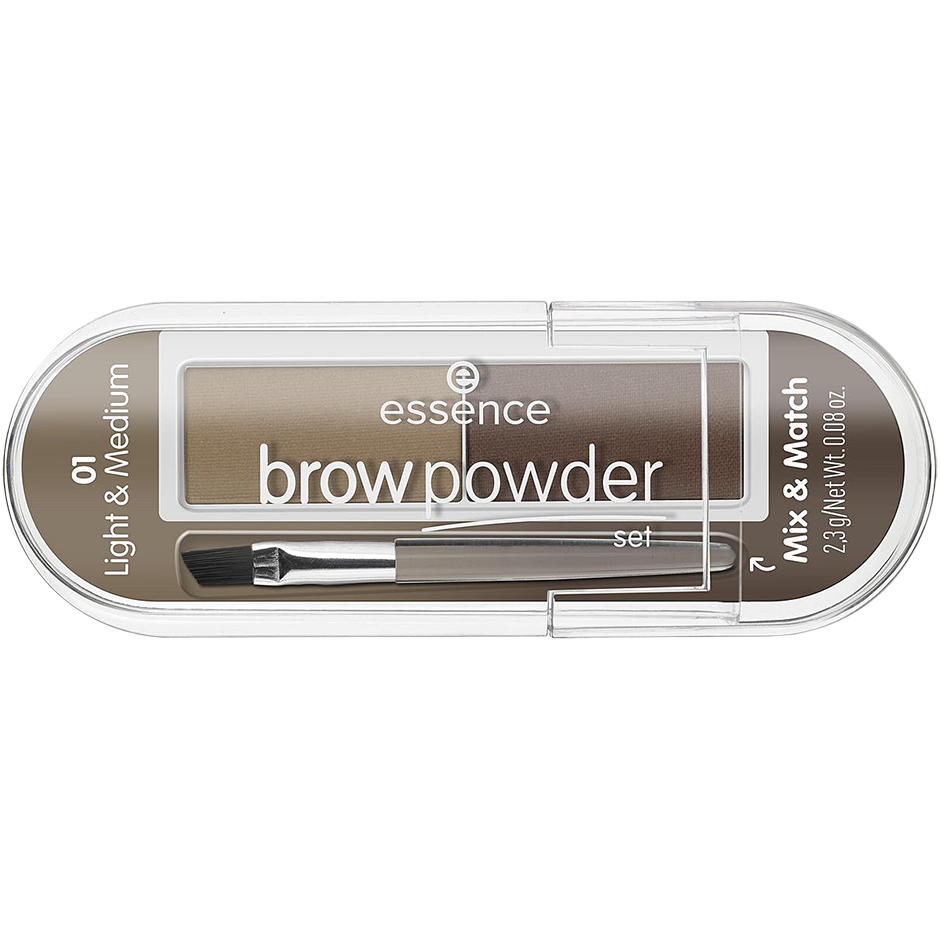 Brow Powder Set, 2,3 g essence Øyenbryn Sminke - Øyne - Øyenbryn