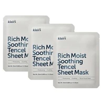 Klairs Klairs Rich Moist soothing sheet mask