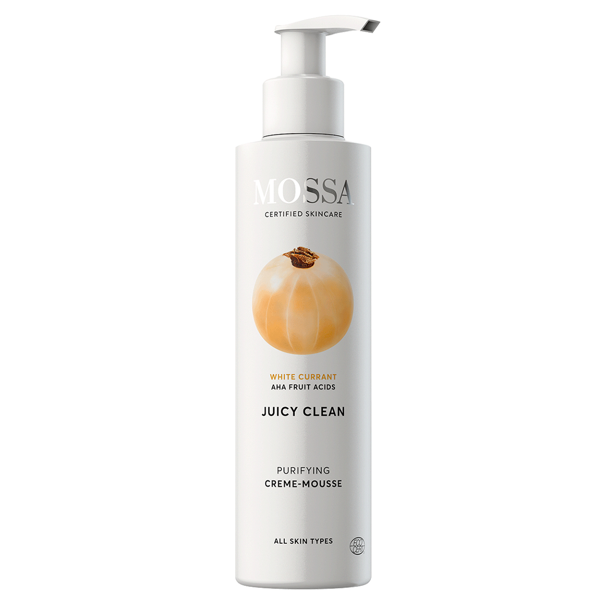Juicy Clean Purifying Crème-Mousse, 190 ml MOSSA Ansiktsrengjøring Hudpleie - Ansiktspleie - Ansiktsrengjøring