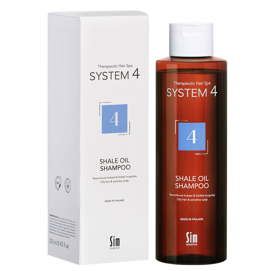System 4 4 Shale Oil Shampoo, 250 ml SIM Sensitive Shampoo Hårpleie - Hårpleieprodukter - Shampoo