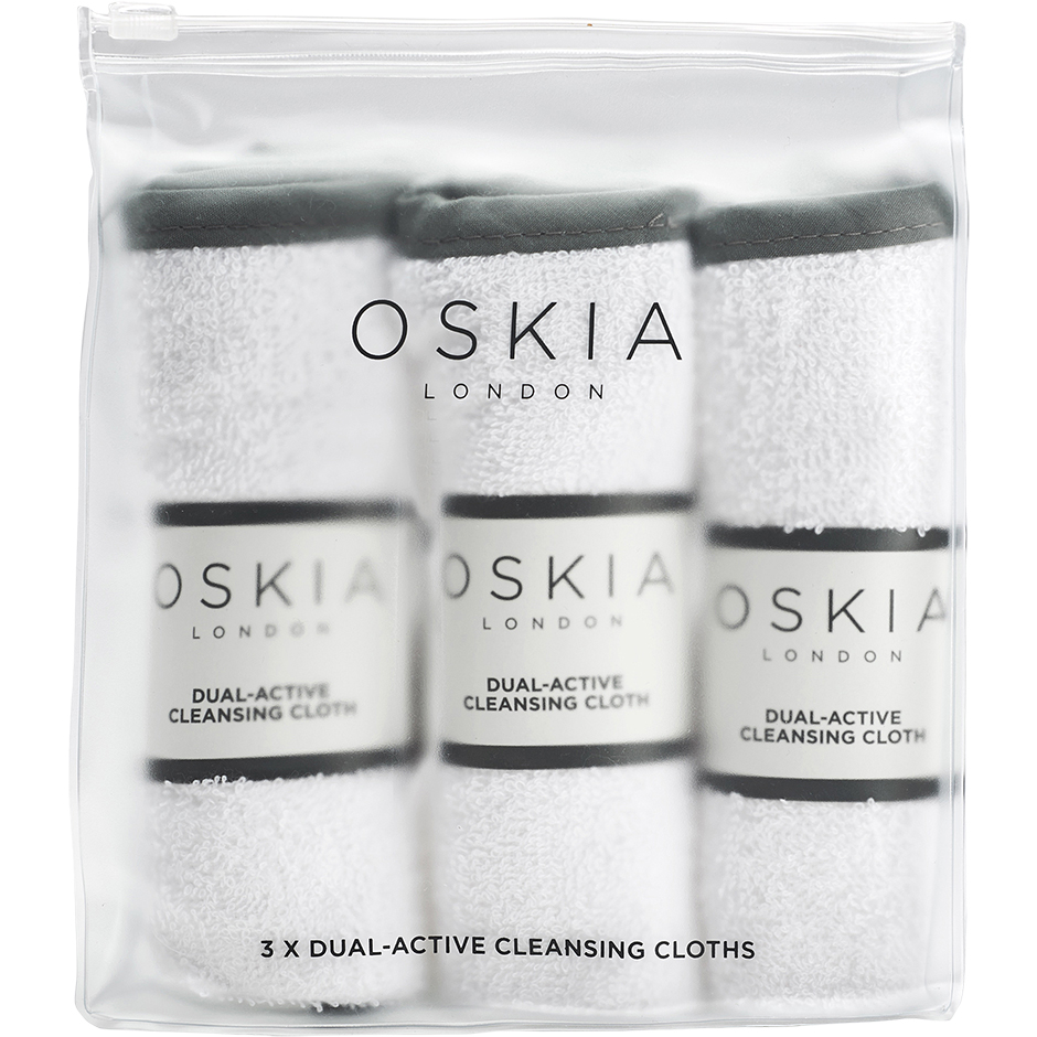 Bilde av Dual-active Cleansing Cloths, 3 St Oskia Ansiktsrengjøring