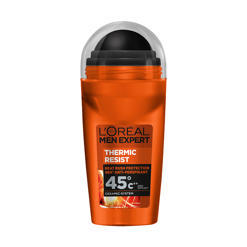 DeoThermic Resist Roll-on, 50 ml L'Oréal Paris Herredeodorant Hudpleie - Deodorant - Herredeodorant