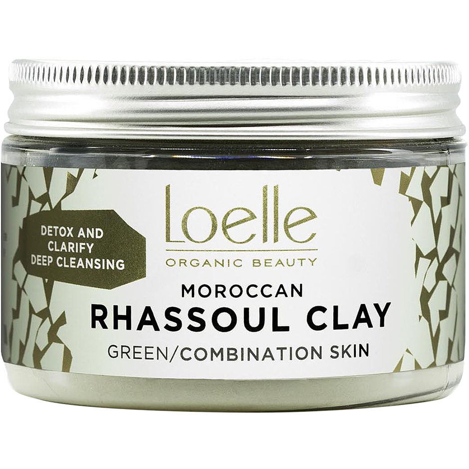 Green Rhassoul Clay, 150 g Loelle Ansiktsmaske Hudpleie - Ansiktspleie - Ansiktsmaske