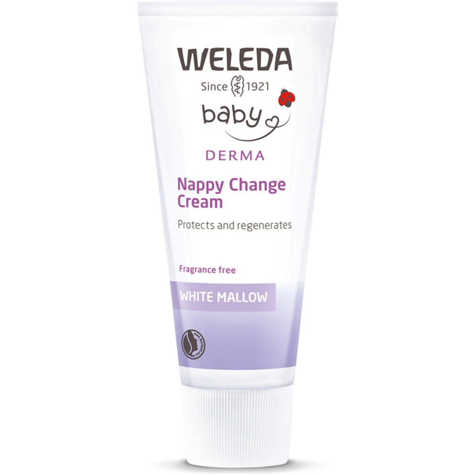 Weleda Baby Derma White Mallow Nappy Change Cream, 50 ml Weleda Body Lotion Hudpleie - Kroppspleie - Kroppskremer - Body Lotion
