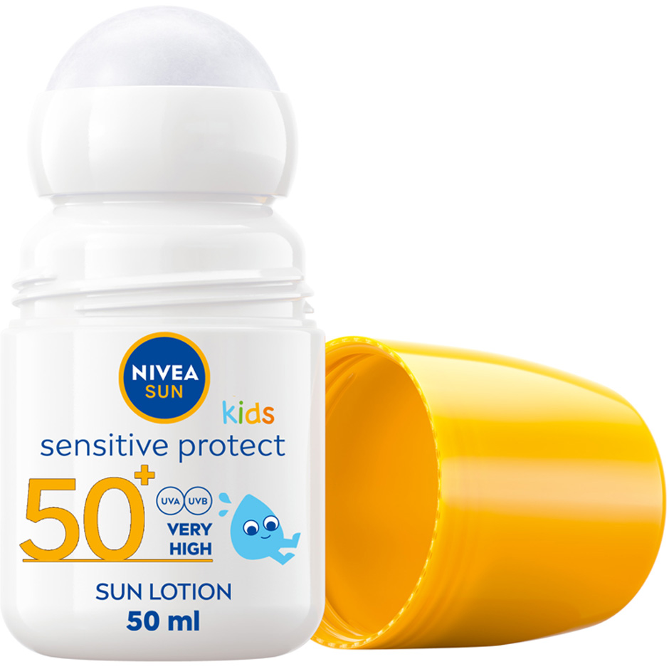 NSUN Kids Sensitive Roll-On SPF 50+, 50 ml Nivea Solkrem Hudpleie - Solprodukter - Solkrem