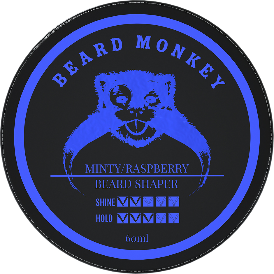 Minty & Raspberry Beard Shaper, 60 ml Beard Monkey Skjegg & Bart Hudpleie - Hudpleie for menn - Barbering for menn - Skjegg & Bart
