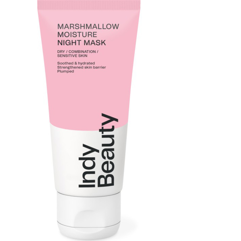 Marshmallow Moist Night Mask, 50 ml Indy Beauty Ansiktsmaske Hudpleie - Ansiktspleie - Ansiktsmaske