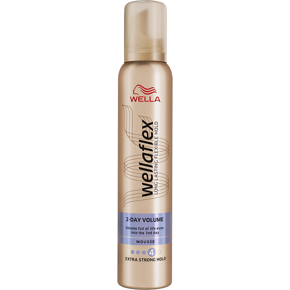 Wellaflex Mousse 2day Volume Extra Strong, 200 ml Wella Styling Hårstyling