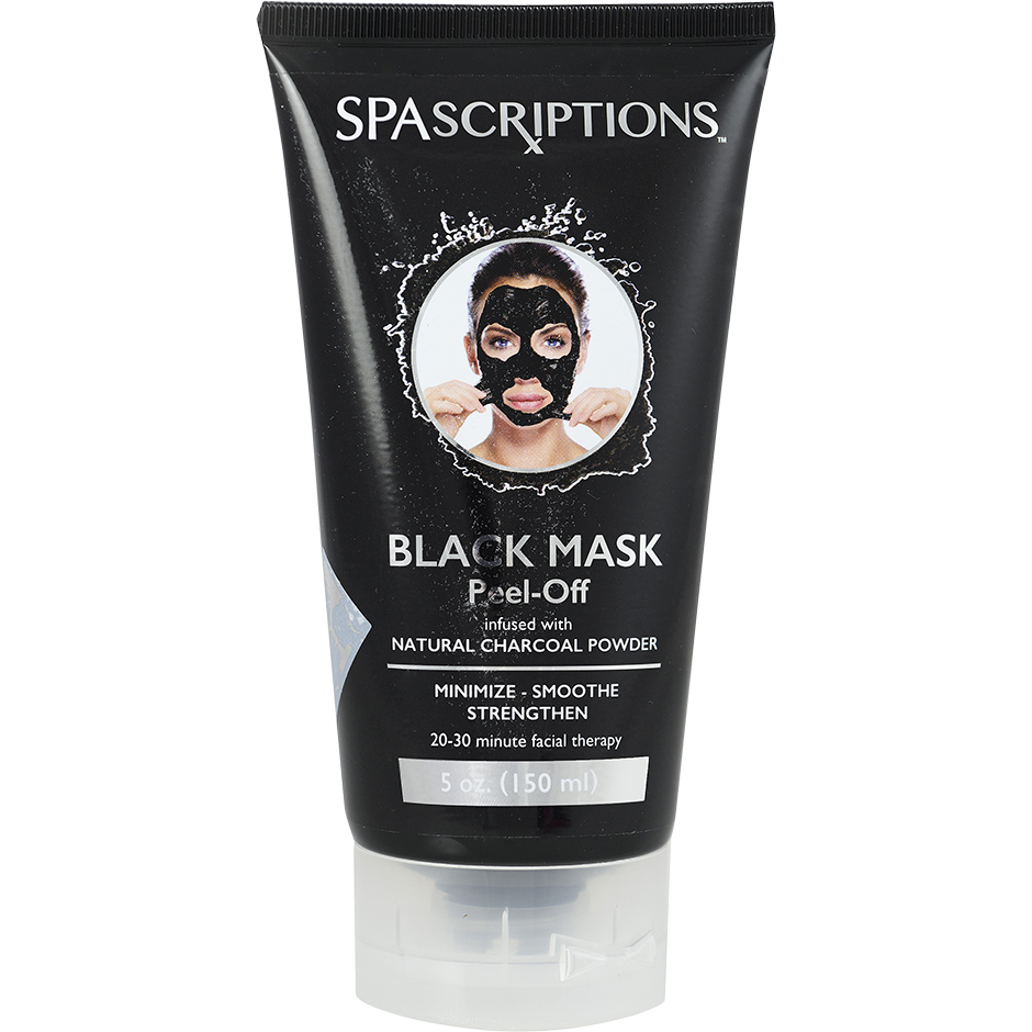 Peel-Off Black Mask, 150 ml Spascriptions Ansiktsmaske Hudpleie - Ansiktspleie - Ansiktsmaske
