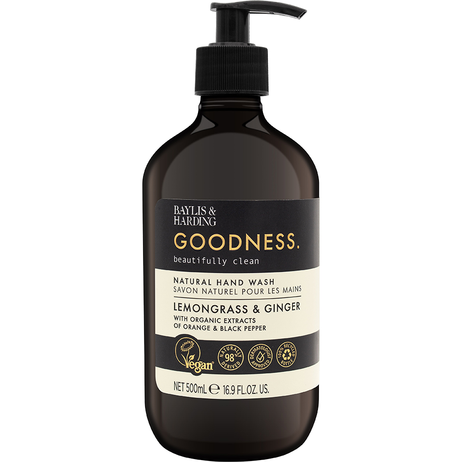 Bilde av Goodness Lemongrass & Ginger Hand Wash, 500 Ml Baylis & Harding Håndsåpe