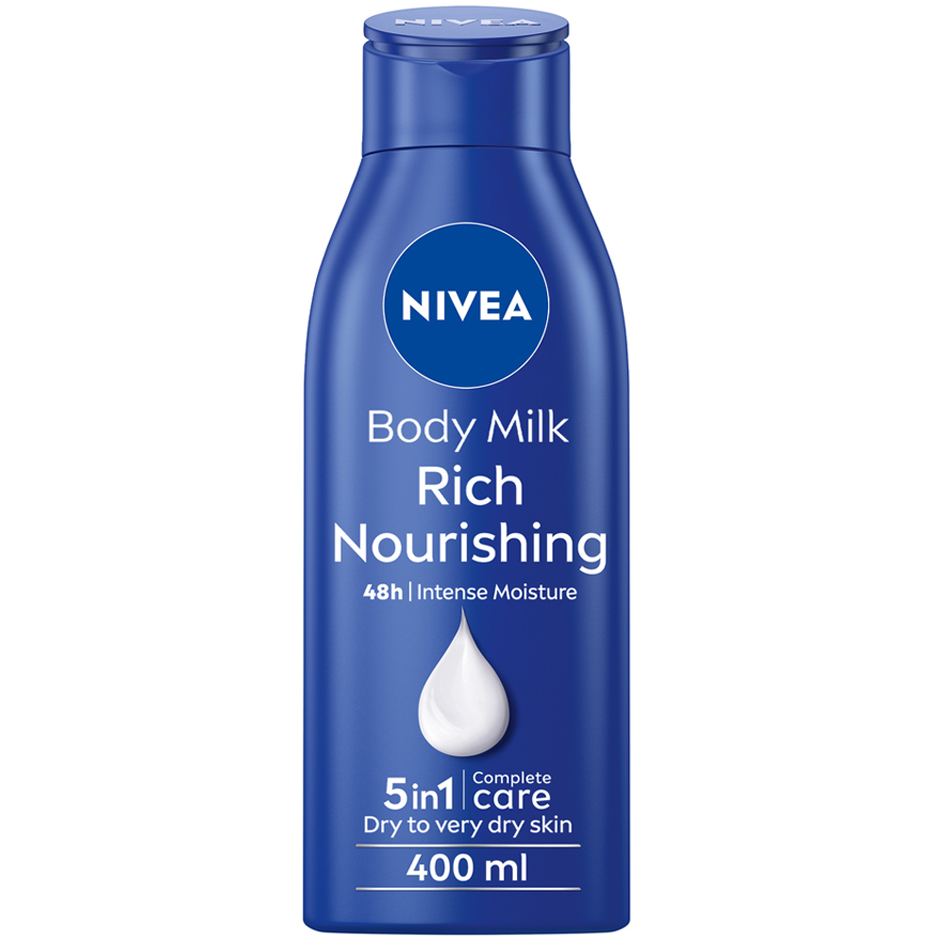 Body Milk Rich Nourishing 48h 400 ml, 400 ml Nivea Kroppskremer Hudpleie - Kroppspleie - Kroppskremer