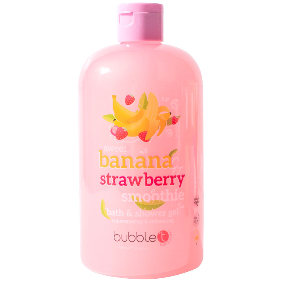 Bilde av Banana & Strawberry Smoothie Bath & Shower Gel, 500 Ml Bubblet Bad- & Dusjkrem