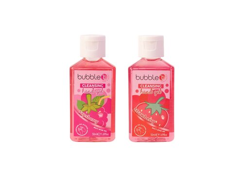 BubbleT Hand Sanitiser Gel Strawberry & Raspberry