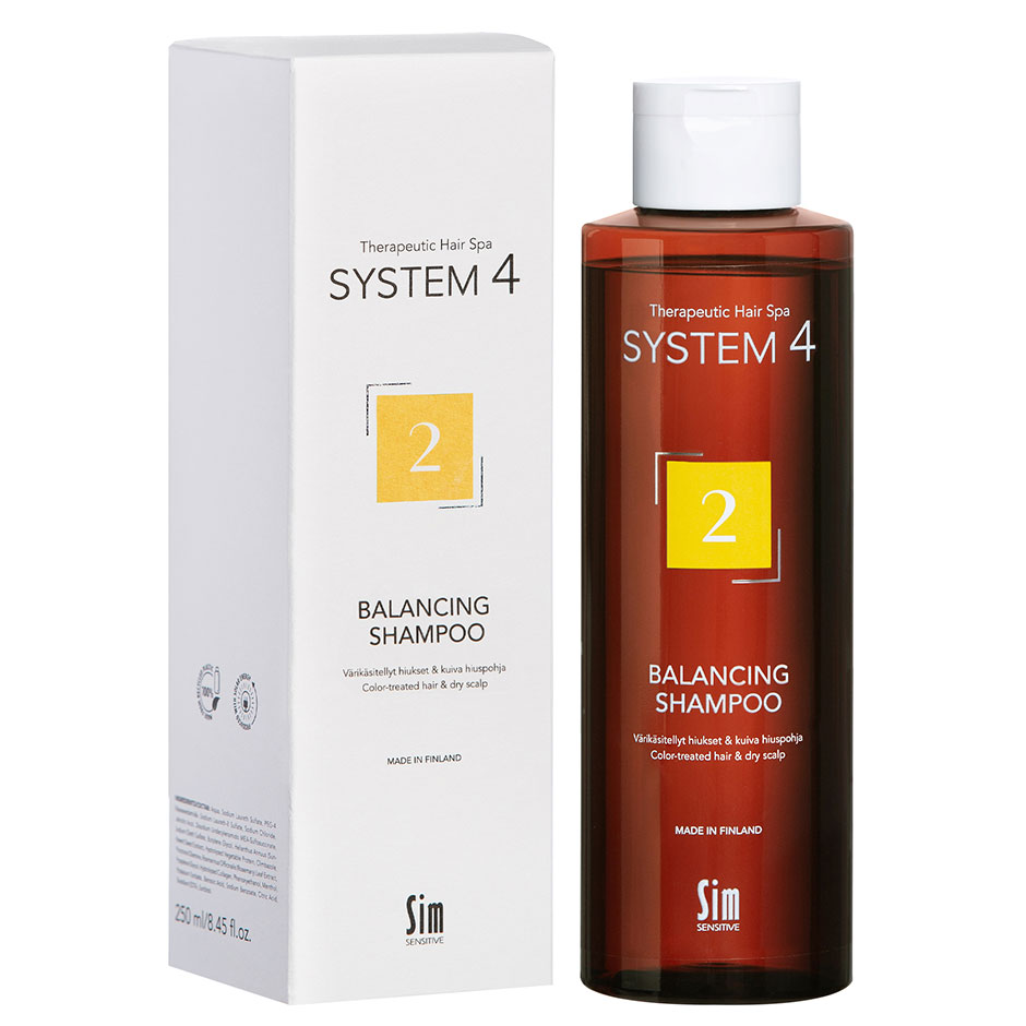 System 4 2 Balancing Shampoo, 250 ml SIM Sensitive Shampoo Hårpleie - Hårpleieprodukter - Shampoo