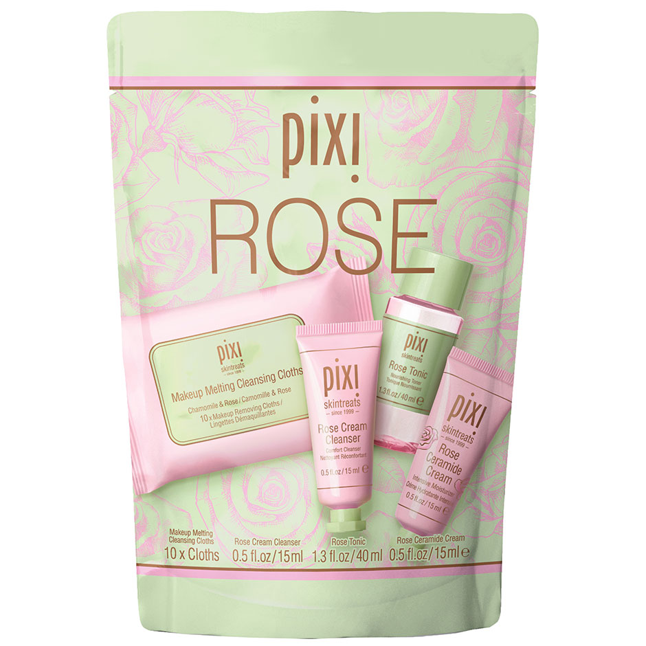 Rose Beauty In A Bag, Pixi Sett / Esker Hudpleie - Ansiktspleie - Sett / Esker
