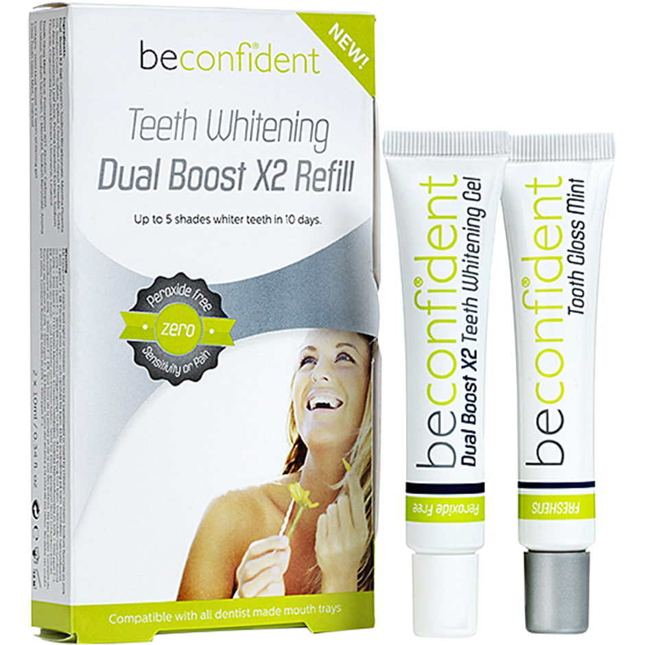 Teeth Whitening Dual Boost X2 Refill, 20 ml beconfiDent Dental Whitening