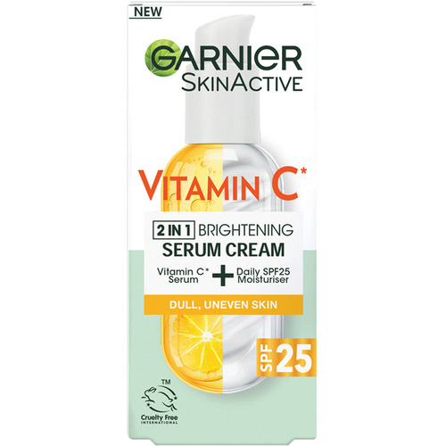Garnier Skin Active Brightening Serum Cream 2 In 1 Vitamin C