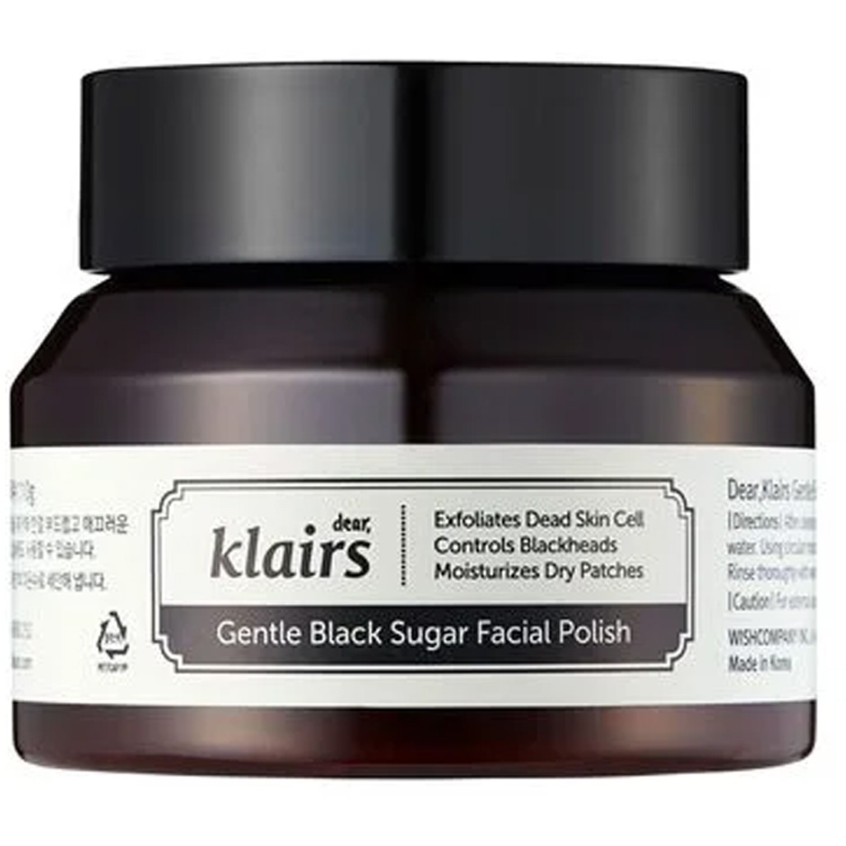 Gentle Black Sugar Facial Polish, 110 ml Klairs K-Beauty