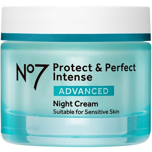 No7 Protect & Perfect Intense Advanced Night Cream for Fine Lines, Radiance