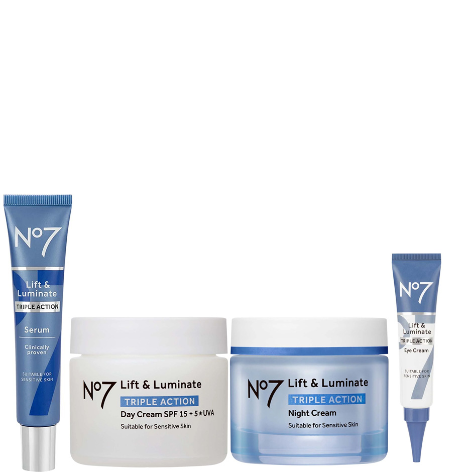 No7 Age-Defying Skincare Regime - Lift & Luminate, No7 Ansiktspleie