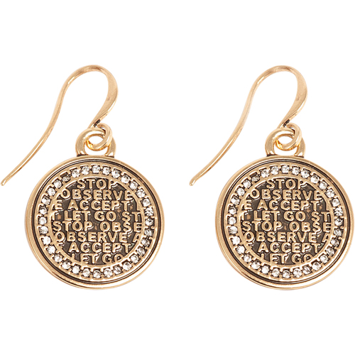 A&C Oslo Coins Of Relief Fish Hook Earring