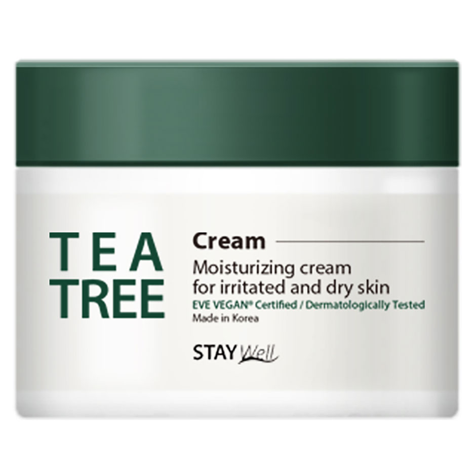 Vegan Tea Tree Cream, 50 ml Stay Well Allround Hudpleie - Ansiktspleie - Ansiktskrem - Allround