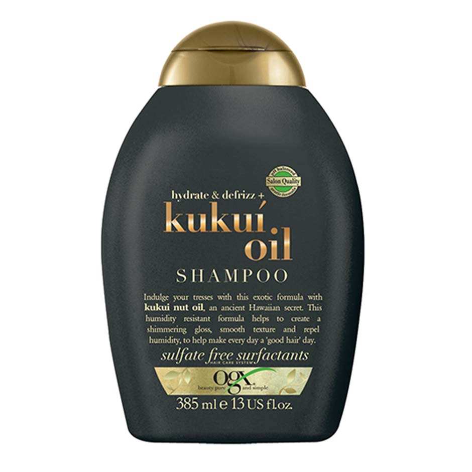 Ogx Hydrate + Defrizz kukuí Oil Shampoo, 385 ml OGX Shampoo Hårpleie - Hårpleieprodukter - Shampoo