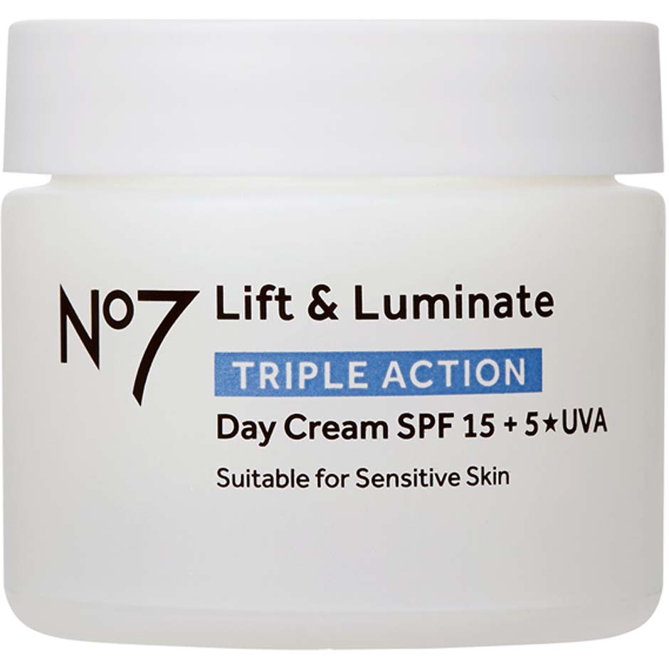 Lift & Luminate Triple Action Day Cream, 50 ml No7 Dagkrem Hudpleie - Ansiktspleie - Ansiktskrem - Dagkrem