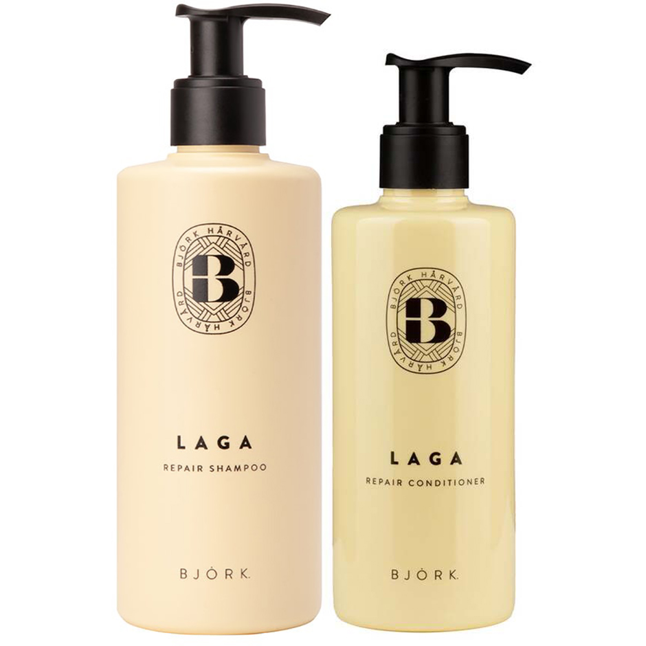 Laga Repairing Duo, Björk Shampoo Hårpleie - Hårpleieprodukter - Shampoo