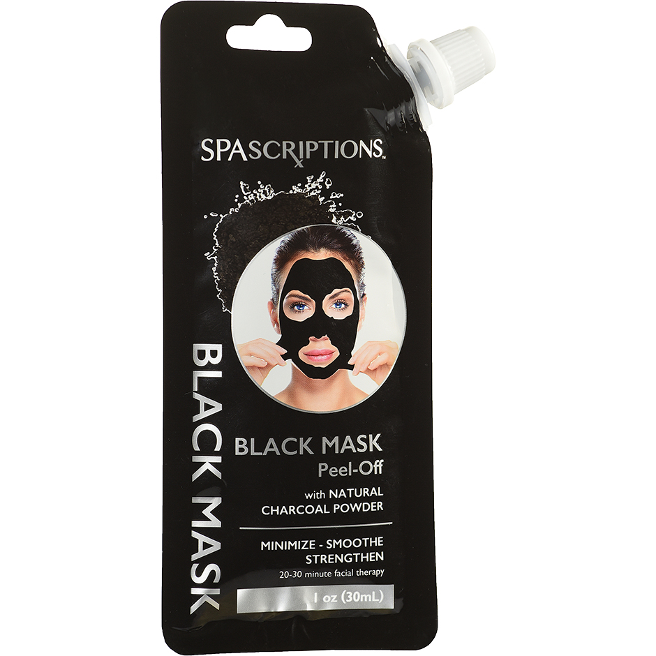 Peel-Off Black Mask, 30 ml Spascriptions Ansiktsmaske Hudpleie - Ansiktspleie - Ansiktsmaske