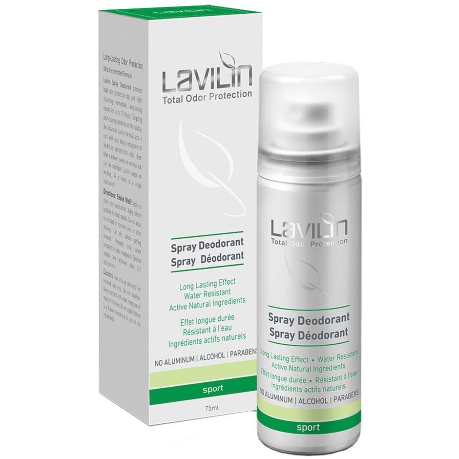 Lavilin 72h Deodorant Spray- Sport with probiotics, Lavilin Damedeodorant