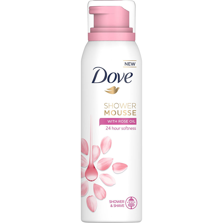 Shower Mousse Rose Oil, 200 ml Dove Bad- & Dusjkrem Hudpleie - Kroppspleie - Dusj & Bad - Bad- & Dusjkrem