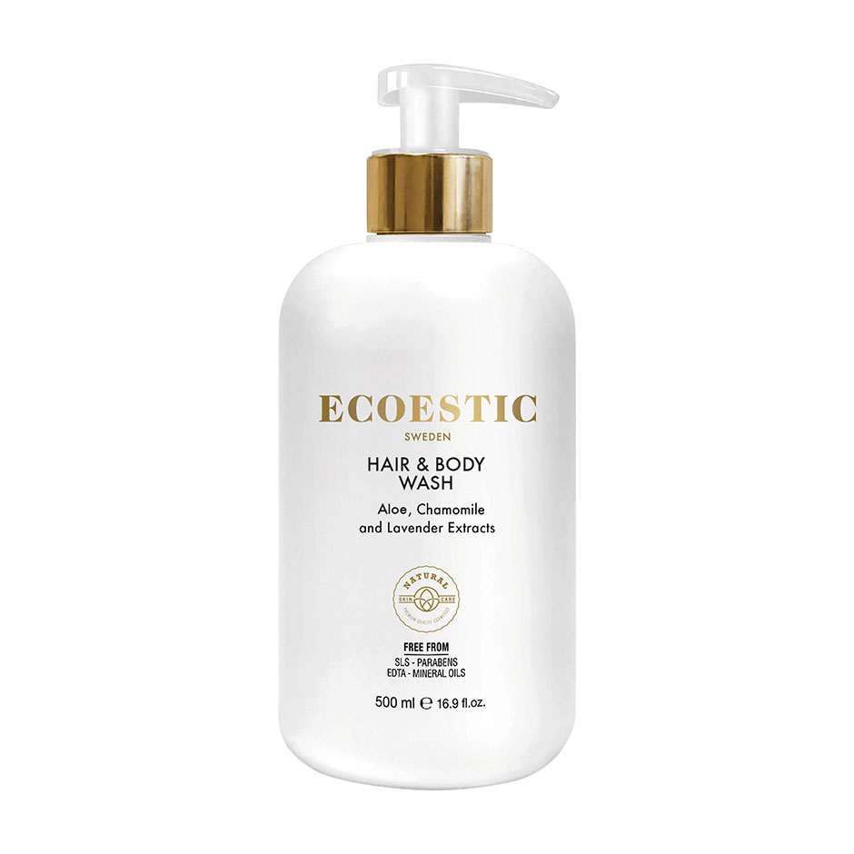 Hair & Body Wash 500ml, 500 ml ECOESTIC Shampoo Hårpleie - Hårpleieprodukter - Shampoo