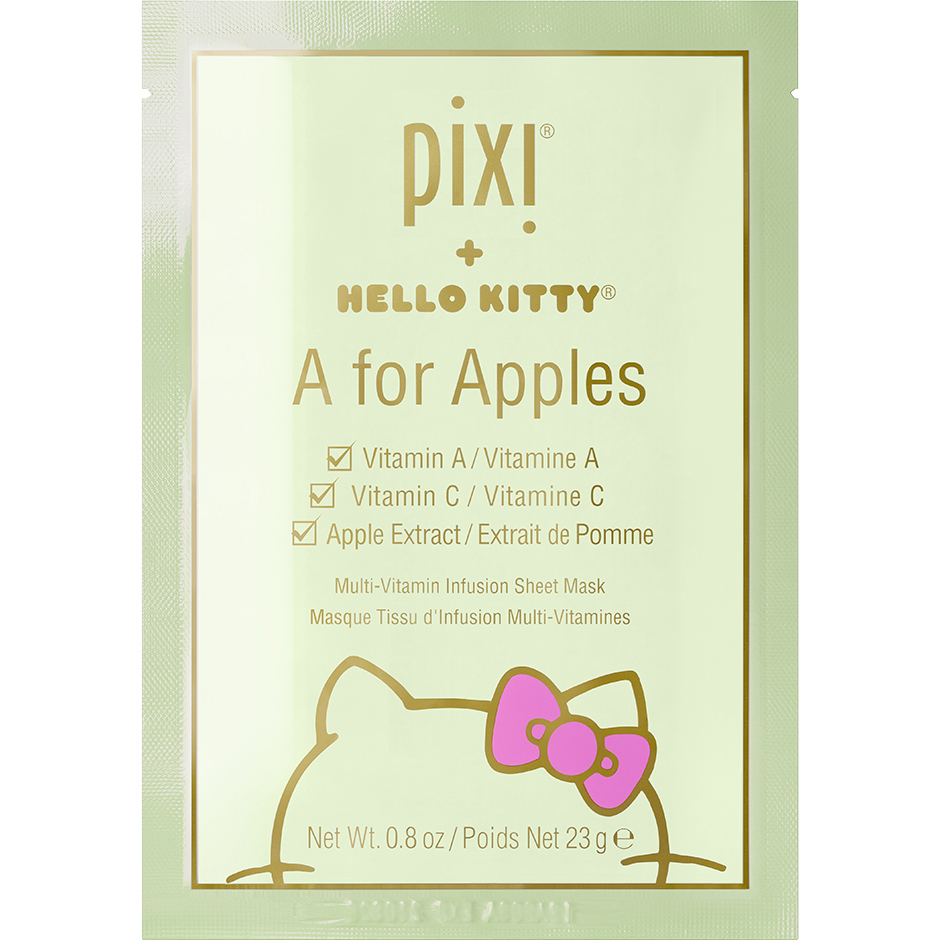 Pixi + Hello Kitty - A for Apples Sheet-Mask, Pixi Sheet Masks Hudpleie - Ansiktspleie - Ansiktsmaske - Sheet Masks