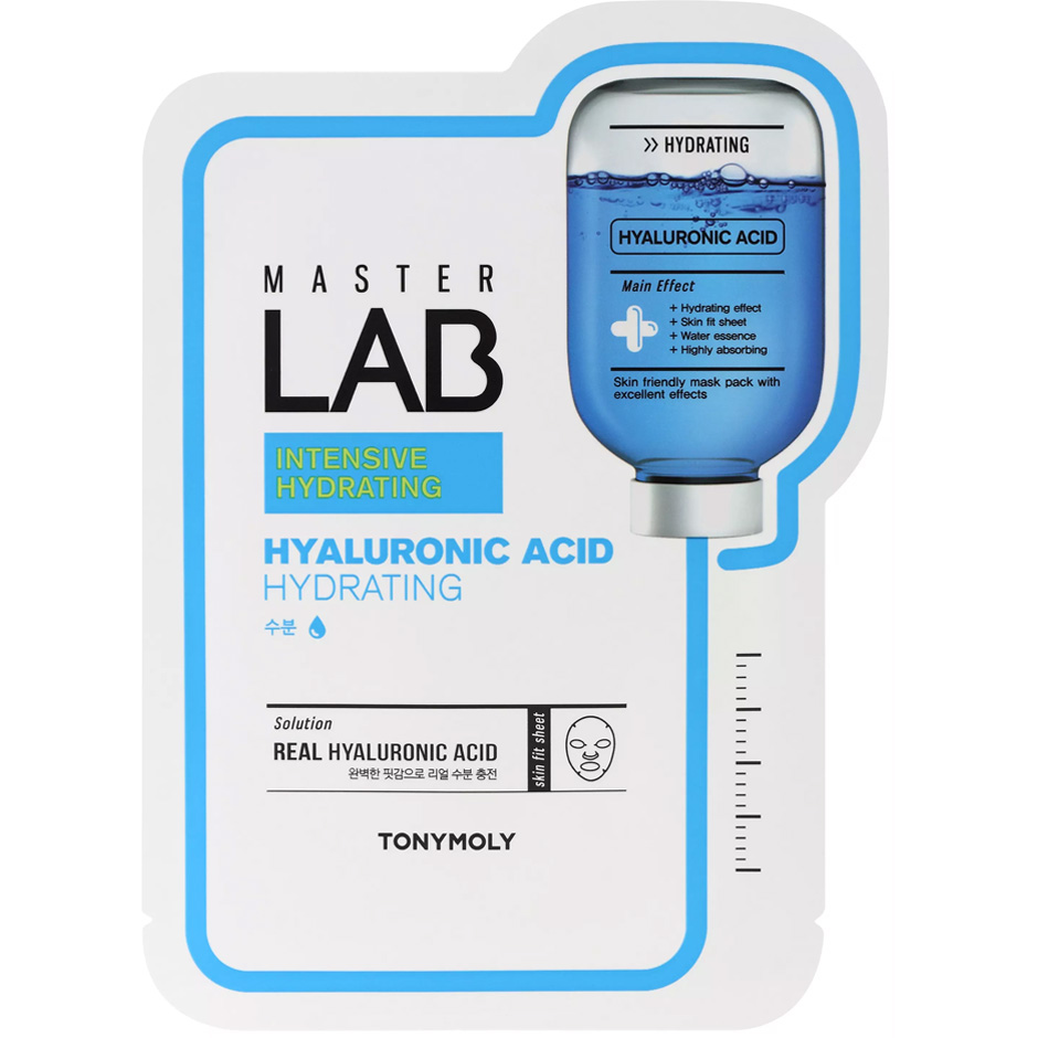 Master Lab Sheet Mask Hyaluronic Acid, 19 g Tonymoly Ansiktsmaske Hudpleie - Ansiktspleie - Ansiktsmaske