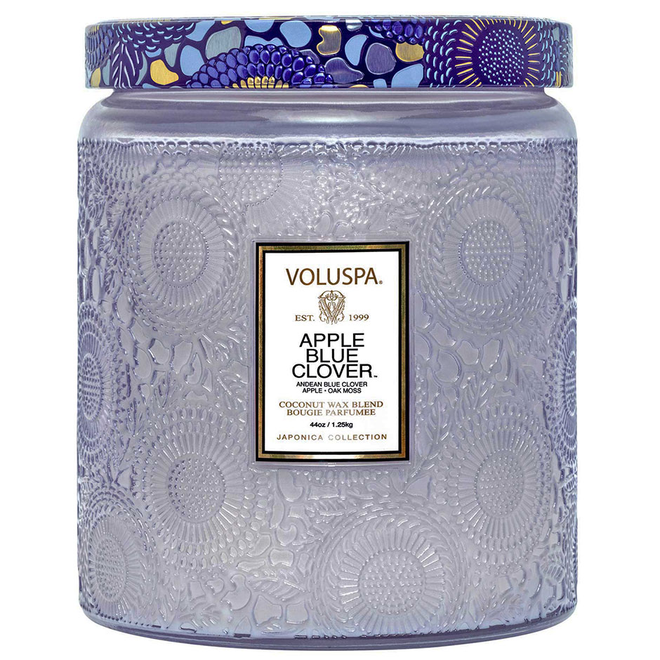 Luxe Jar Candle Apple Blue Clover, 1250 g Voluspa Duftlys Til Hjemmet - Romduft - Duftlys