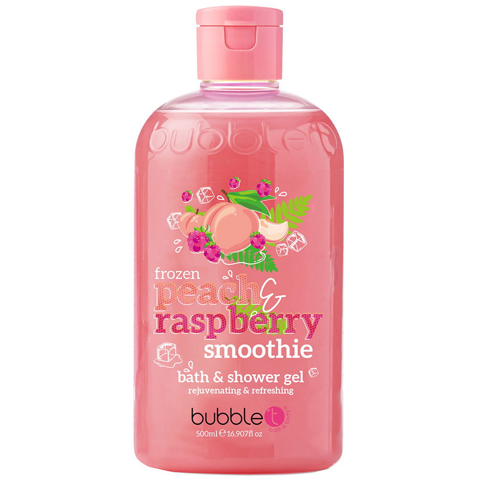 Bilde av Peach & Raspberry Smoothie Bath & Shower Gel, 500 Ml Bubblet Bad- & Dusjkrem