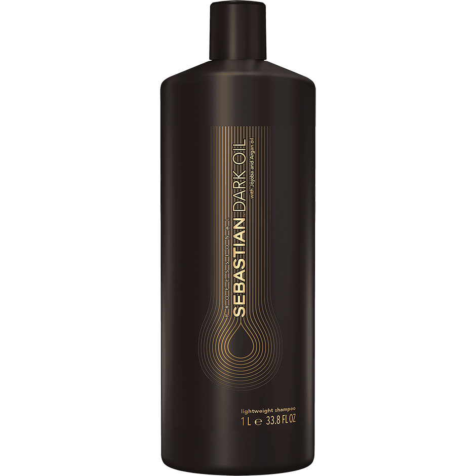 Dark Oil Lightweight Shampoo, 1000 ml Sebastian Shampoo Hårpleie - Hårpleieprodukter - Shampoo